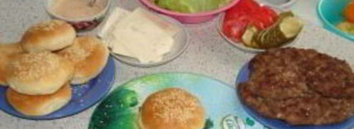 гамбургер макдональдс. Шаг 2