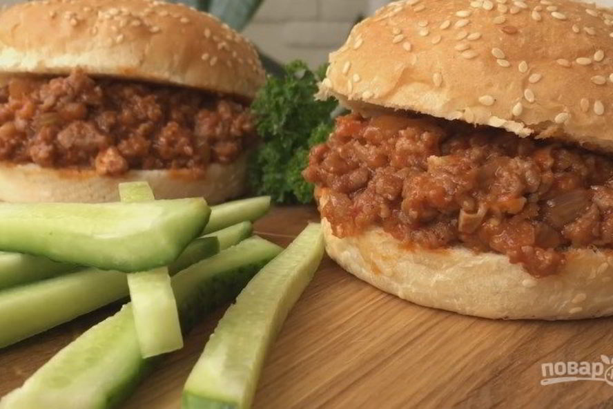 Рецепт гамбургера неряха джо