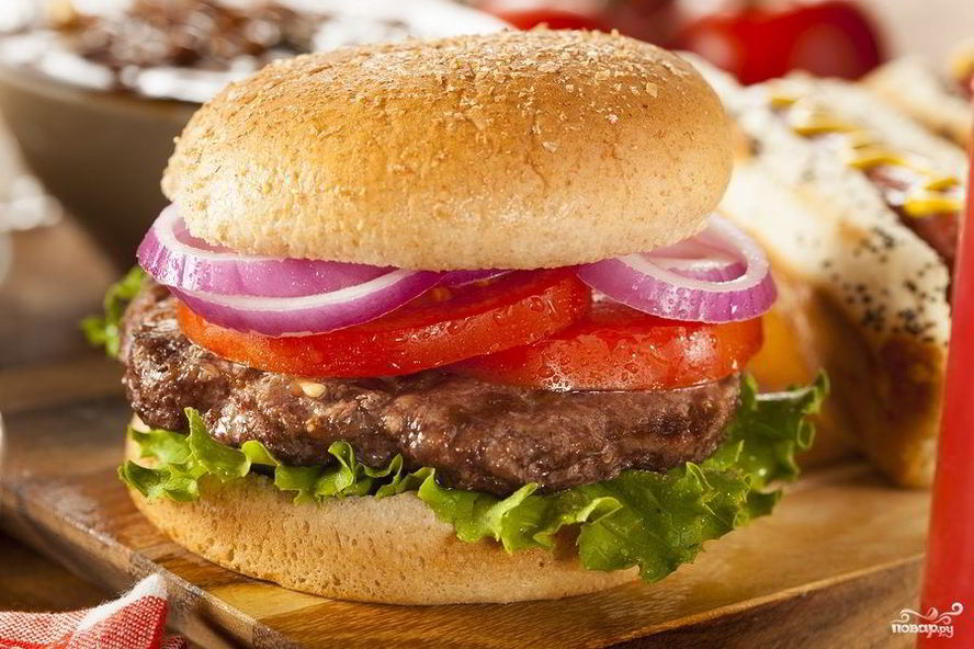 Рецепт гамбургеров на мангале