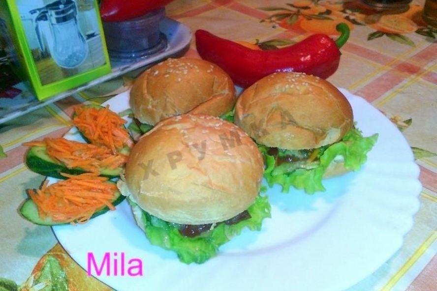 Рецепт гамбургеров с корейской морковкой