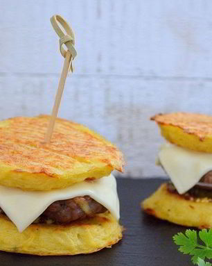 Картофельные бургеры с мясом