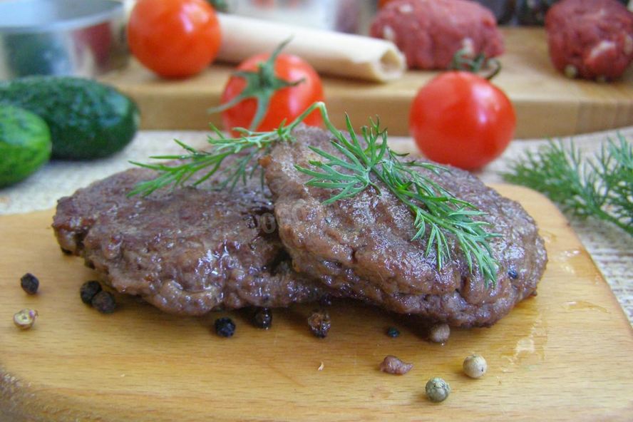 Рецепт котлеты для гамбургера