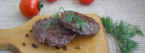 котлета для гамбургера. Шаг 12