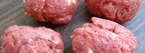 котлета для гамбургера. Шаг 8