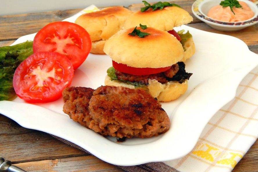 Рецепт котлет для бургеров из фарша