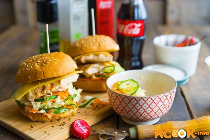 Рецепт куриного гамбургера