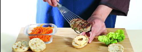 мини-бургеры из свинины в азиатском стиле. Шаг 5