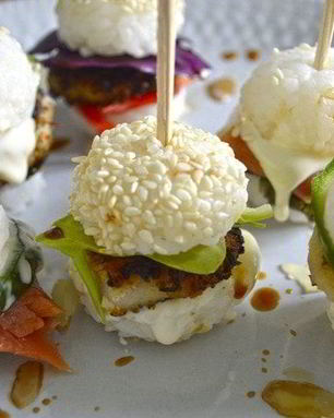 Мини суши-бургеры