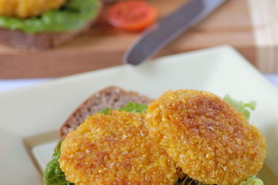 Рецепт нутбургеров — постных котлет из нута