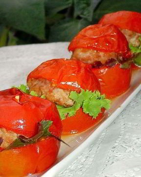 Помидорный гамбургер