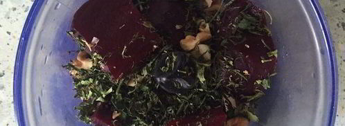 постный бургер с котлетой из нута и свекольным соусом. Шаг 11