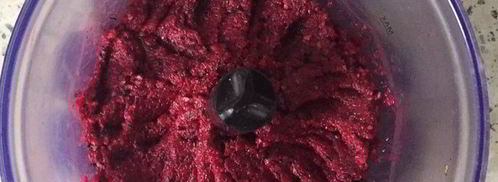 постный бургер с котлетой из нута и свекольным соусом. Шаг 12