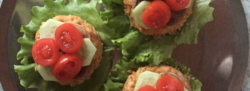 постный бургер с котлетой из нута и свекольным соусом. Шаг 21