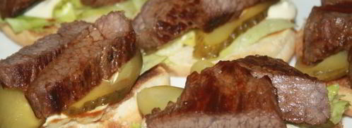 стек-бургеры с мраморной говядиной. Шаг 7