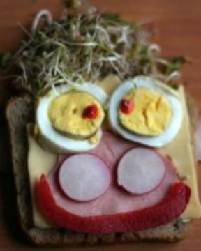 Бутерброд-человечек