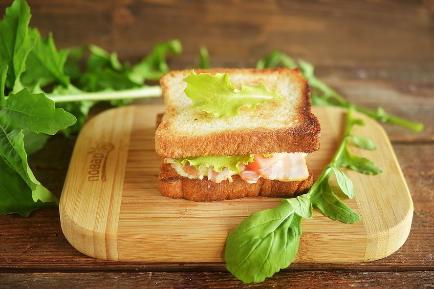 Рецепт бутерброда с беконом