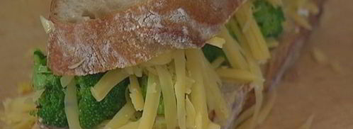 бутерброд с брокколи и сыром. Шаг 6