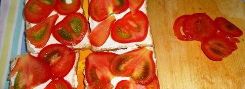 бутерброды футбольный мяч. Шаг 2