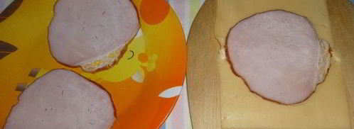 бутерброды футбольный мяч. Шаг 5