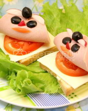 Бутерброды Кораблики