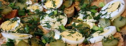 бутерброды с консервированным лососем. Шаг 5