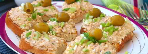 бутерброды с консервированным тунцом. Шаг 9