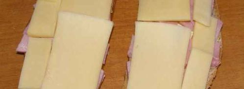 бутерброды с помидорами, ветчиной и сыром. Шаг 9