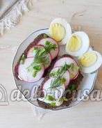 Бутерброды с редиской