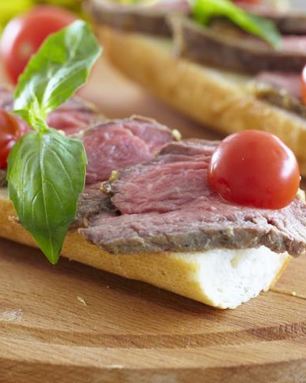Бутерброды с ростбифом