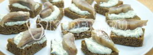 бутерброды с селедкой. Шаг 5