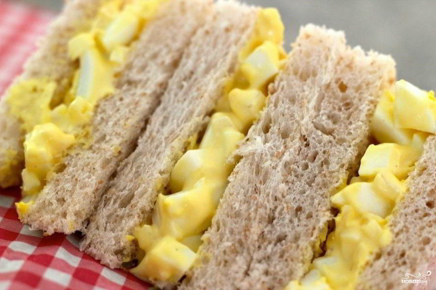 Рецепт бутербродов с яйцом