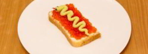 бутерброды змейка. Шаг 8