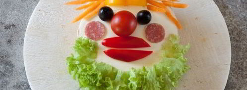 детский бутерброд клоун. Шаг 9