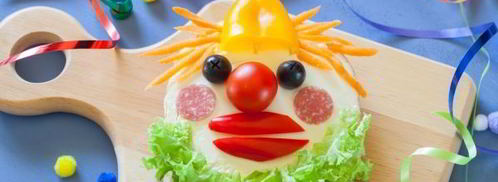 детский бутерброд клоун. Шаг 10