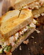 Горячие бутерброды с творогом