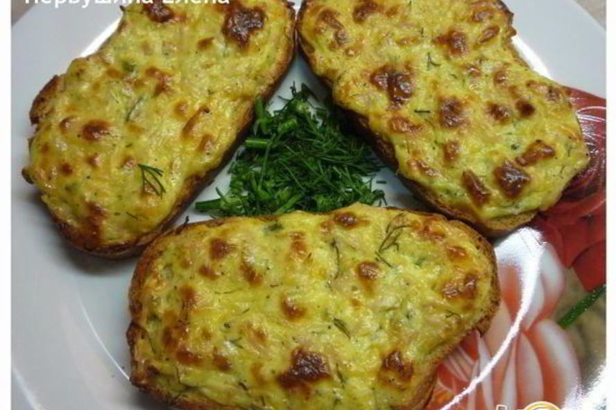 Рецепт горячих бутербродов творожных