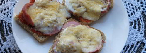 горячие бутерброды за 2 минуты в микроволновке. Шаг 4