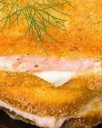 Горячий бутерброд с ветчиной в рубашке