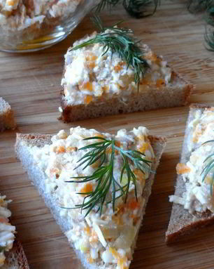 Паста для бутербродов с сельдью