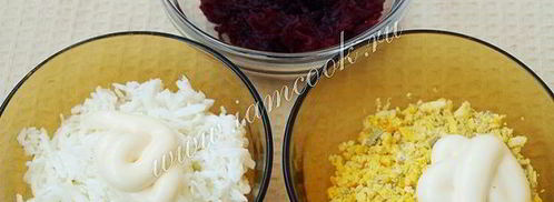 праздничные бутерброды с сельдью. Шаг 4