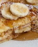 Шоколадный бутерброд с бананом