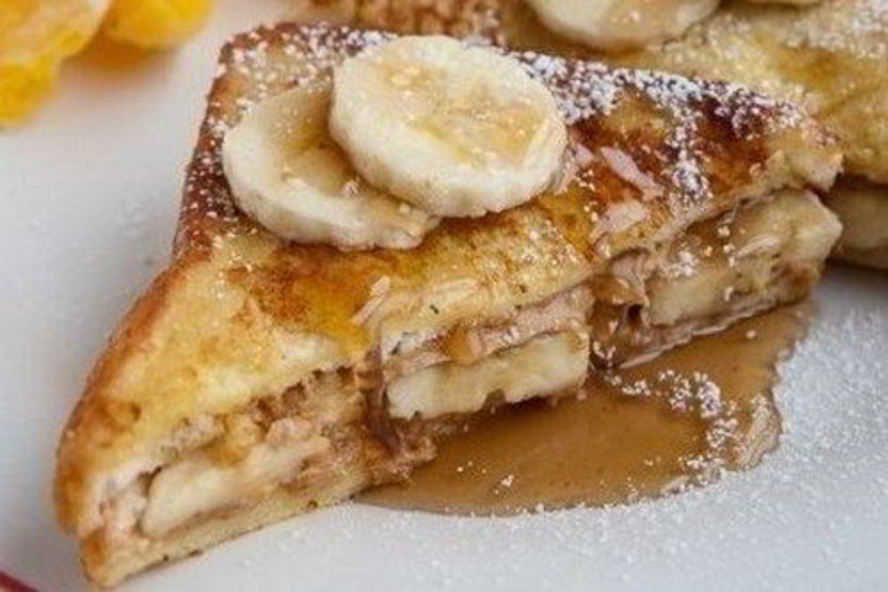 Рецепт шоколадного бутерброда с бананома