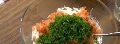 торт бутербродный с рыбой. Шаг 2