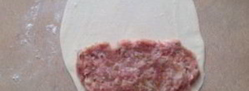 чебуреки из слоеного теста. Шаг 9