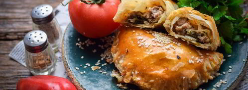 чебуреки в духовке. Шаг 9