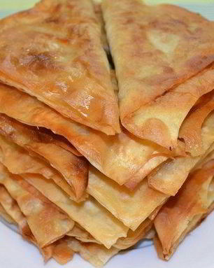 Ленивые мясные чебуреки из лаваша