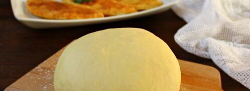 тесто для чебуреков на кефире. Шаг 10