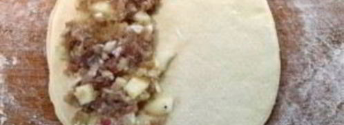 заварное тесто для чебуреков. Шаг 3