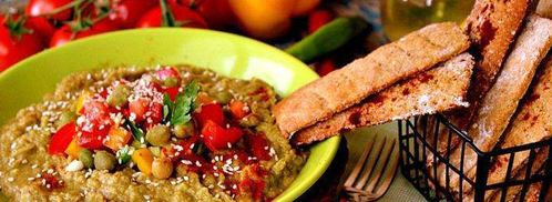 домашний хумус с овощами. Шаг 13