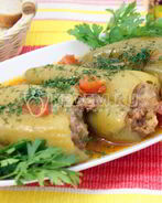 Фаршированные перцы с томатами